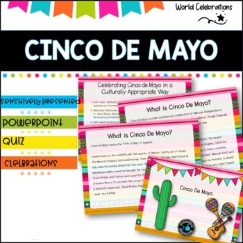 Preview of Cinco De Mayo PowerPoint presentation and Quiz
