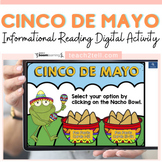 Cinco De Mayo Reading Comprehension Activities Digital Boom Cards