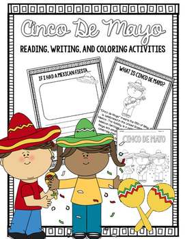 Cinco De Mayo Reading, Writing, Coloring Activities by Countless Smart ...