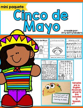 Cinco De Mayo SPANISH Version by itty bitty kinders | TpT