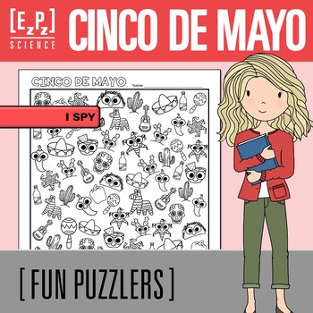 Preview of Cinco De Mayo Search Activity | I Spy Holiday Challenge for Early Finishers