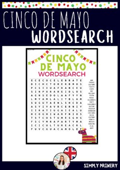 Preview of Cinco De Mayo Wordsearch