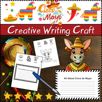 Preview of Cinco De Mayo Writing Craft - Writing Prompts - Creative Writing Craft Donkey