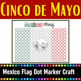 Cinco De mayo Craft : Mexico Flag Dot Marker Craft Activities