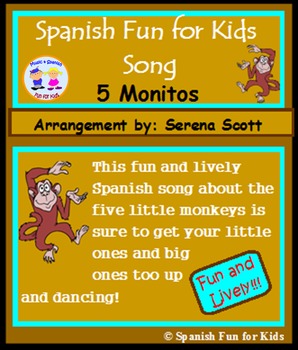 Preview of Cinco Monitos Song (Five Little Monkeys song)