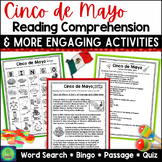 Cinco de Mayo Activities 3rd 4th 5th Grade Reading Compreh