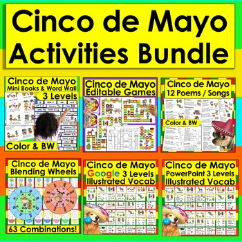 Cinco de Mayo Activities | Bundle Value + Bonus Boom Cards
