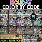 Earth Day Color by Code Fun Addition and Subtraction to 20