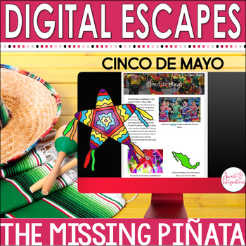 Preview of Cinco de Mayo Activities -  May Digital Escape Room - Mexico Celebration
