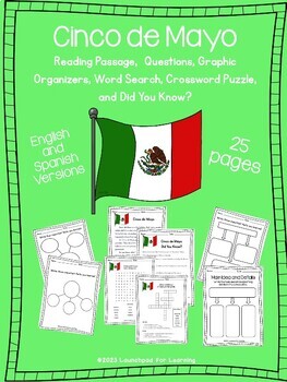 Cinco de Mayo Activities, Reading Passage, Comprehension Questions