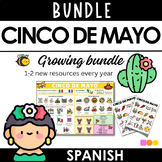 Cinco de Mayo Activities - Spanish Growing Bundle for Midd