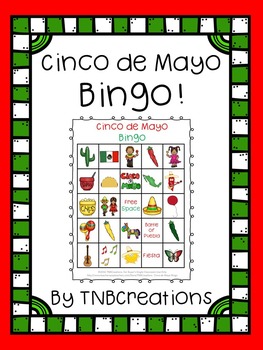 Preview of Cinco de Mayo BINGO