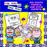 Cinco de Mayo Frida Kahlo and Diego Rivera Big Mouth  Puppets