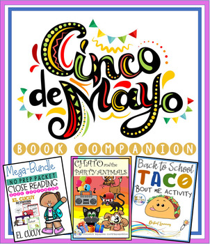 Preview of Cinco de Mayo | Book Companions Bundle | Reading Comprehension