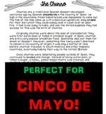 Cinco de Mayo Churro Comprehension Passage Text and Questions