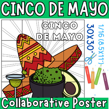 Preview of Cinco de Mayo Collaborative Poster Activity | Bulletin Board Display!