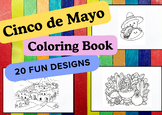 Cinco de Mayo Coloring Book I Printable I 20 Fun Designs I