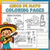 Cinco de Mayo Coloring Pages & Reading Activity for Kinder