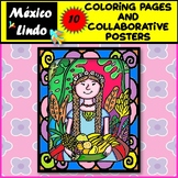Cinco de Mayo Coloring Pages and Collaborative Posters