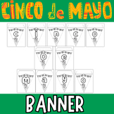 Cinco de Mayo Coloring Sheets / Printable Banner Coloring Pages