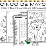 Cinco de Mayo Coloring pages Crosswords & word searches