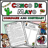 Preview of Cinco de Mayo Compare and Contrast Nonfiction Reading Lesson