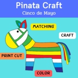 Cinco de Mayo Craft Pinata Fiesta Matching Activities