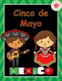 Cinco de Mayo Craft Reading and Math activities in Spanish