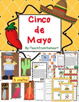 Cinco de Mayo Crafts and Printables (5 crafts!) by Teach from the heART