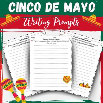 Preview of Cinco de Mayo Creative Writing Prompts: Fiction and Non-Fiction