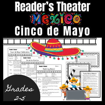 Preview of Cinco de Mayo & Day of the Dead Readers Theater Scripts 3 Plays About Mexico