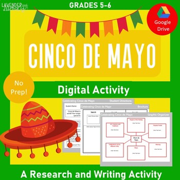 Cinco de Mayo Digital Activity by Lavender and Literacy | TPT