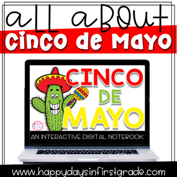Preview of Cinco de Mayo Digital Notebook- Distance Learning PRINT & DIGITAL {NO PREP!}
