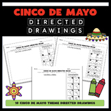 Cinco de Mayo Directed Drawing Activity Set