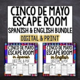 Cinco de Mayo Escape Room Bundle Spanish and English