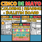 Cinco de Mayo Fiesta Bundle: Coloring, Reading Passages an