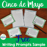 Cinco de Mayo Free Writing Prompt Task Cards