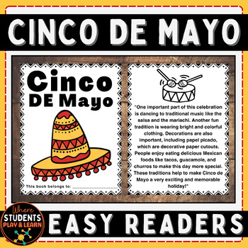 Preview of Cinco de Mayo Reading Passages and Simple Quiz