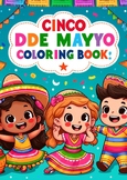 Cinco de Mayo Coloring Book 50 Pages