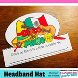 Cinco de Mayo Headband Hats Cinco de Mayo Hats to Color