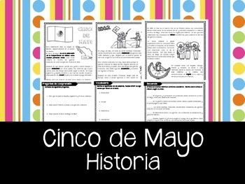 Cinco de Mayo. Historia en Español by Mundo Dual Spanish | TpT