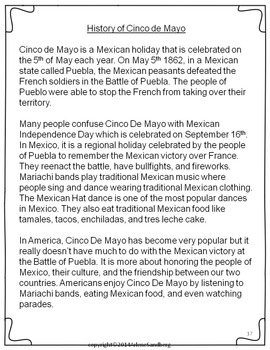Cinco de Mayo: History and Traditions by LMN Tree | TpT