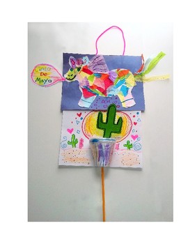 Preview of Cinco de Mayo Horse Piñata, Cactus and Maraca