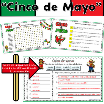 Cinco de Mayo/Independent Work Packet/Distance Learning by Insight ...