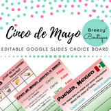 Cinco de Mayo Interactive Digital Choice Board