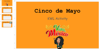 Preview of Cinco de Mayo KWL Activity