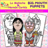 Cinco de Mayo La Malinche and Hernan Cortes Big Mouth Puppets