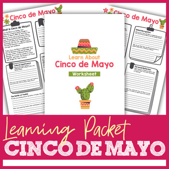 Preview of Cinco de Mayo Learning Packet
