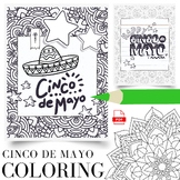 Cinco de Mayo Mandala Coloring | Cinco de Mayo Coloring Wo