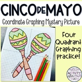 Cinco de Mayo Maracas Coordinate Graphing Picture